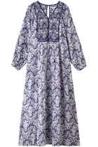 【ヌキテパ/NE QUITTEZ PAS】のDOBBY STRIPE ダマスク プリント ヨーク シャーリング ドレス パープル|ID: prp329100004689293 ipo3291000000036204020