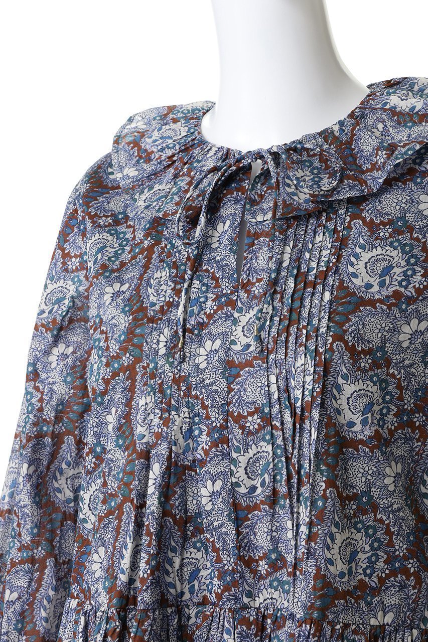 【ヌキテパ/NE QUITTEZ PAS】のCOTTON ORGANZA ペイズリー ダンス フリル ドレス 人気、トレンドファッション・服の通販 founy(ファニー) 　ファッション　Fashion　レディースファッション　Fashion for Women　ワンピース　Dresses　フォーマル・パーティードレス・結婚式用ドレス　Elegant & Casual Dresses　チュニック　Tunic Tops & Dresses　チュニック　Tunic, Long Top　ドレス　Dress, One-Piece　フリル　Frill, Ruffle　ペイズリー　Paisley, Ethnic Pattern　リゾート　Resort, Vacation Style　ロング　Long, Long-Length　other-5|ID: prp329100004689296 ipo3291000000035402695