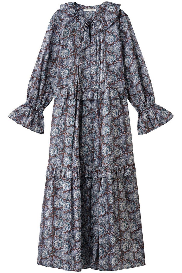 【ヌキテパ/NE QUITTEZ PAS】のCOTTON ORGANZA ペイズリー ダンス フリル ドレス インテリア・キッズ・メンズ・レディースファッション・服の通販 founy(ファニー) https://founy.com/ ファッション Fashion レディースファッション Fashion for Women ワンピース Dresses フォーマル・パーティードレス・結婚式用ドレス Elegant & Casual Dresses チュニック Tunic Tops & Dresses チュニック Tunic, Long Top ドレス Dress, One-Piece フリル Frill, Ruffle ペイズリー Paisley, Ethnic Pattern リゾート Resort, Vacation Style ロング Long, Long-Length |ID: prp329100004689296 ipo3291000000035585648