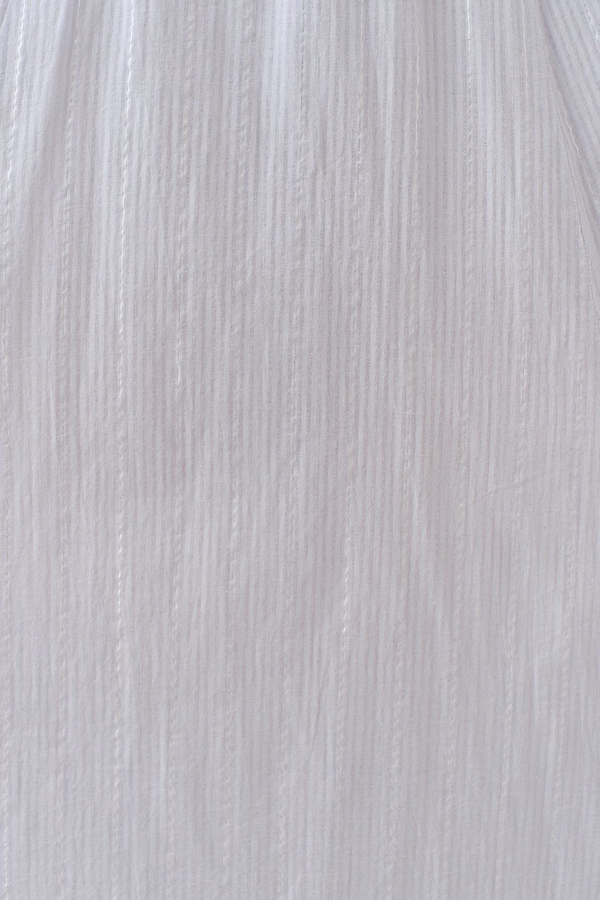 【ヌキテパ/NE QUITTEZ PAS】のCOTTON LUREX ストライプ ボリューム スリーブ ドレス 人気、トレンドファッション・服の通販 founy(ファニー) 　ファッション　Fashion　レディースファッション　Fashion for Women　ワンピース　Dresses　フォーマル・パーティードレス・結婚式用ドレス　Elegant & Casual Dresses　チュニック　Tunic Tops & Dresses　ストライプ　Stripe, Striped Pattern　スリーブ　Sleeve, Long Sleeve / Short Sleeve　チュニック　Tunic, Long Top　ドレス　Dress, One-Piece　フェミニン　Feminine, Girly　リボン　Ribbon, Bow　ロング　Long, Long-Length　エレガント 上品　Elegant　新作・新入荷　New Arrivals / New In　other-8|ID: prp329100004689297 ipo3291000000033866588