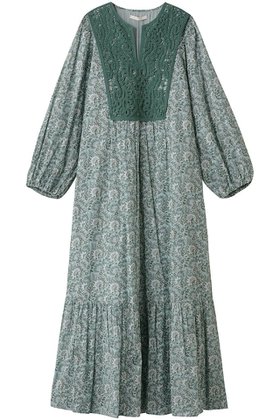 【ヌキテパ/NE QUITTEZ PAS】のCOTTON ORGANZA ペイズリー ダンス レース ヨーク ドレス 人気、トレンドファッション・服の通販 founy(ファニー) ファッション Fashion レディースファッション Fashion for Women ワンピース Dresses フォーマル・パーティードレス・結婚式用ドレス Elegant & Casual Dresses チュニック Tunic Tops & Dresses スリット Slit, Slit Detail スリーブ Sleeve, Long Sleeve / Short Sleeve チュニック Tunic, Long Top ドレス Dress, One-Piece ペイズリー Paisley, Ethnic Pattern ヨーク Yoke, Yoke Design リゾート Resort, Vacation Style リラックス Relax, Relaxed Fit レース Lace, Lace Fabric ロング Long, Long-Length 新作・新入荷 New Arrivals / New In |ID:prp329100004689298