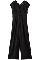 【ヌキテパ/NE QUITTEZ PAS】のSTRIPE CUTWORK オールインワン 人気、トレンドファッション・服の通販 founy(ファニー) ファッション Fashion レディースファッション Fashion for Women パンツ Pants & Trousers ギャザー Gathered, Ruffled ストライプ Stripe, Striped Pattern フロント Front, Front Design ワーク Workwear, Utility Style エレガント 上品 Elegant 新作・新入荷 New Arrivals / New In thumbnail ブラック|ID: prp329100004689300 ipo3291000000033866605