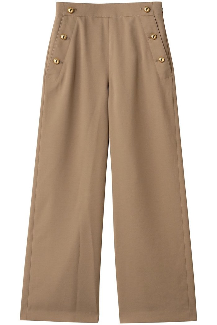 【アルアバイル/allureville】のホローツイルマリンパンツ インテリア・キッズ・メンズ・レディースファッション・服の通販 founy(ファニー) https://founy.com/ ファッション Fashion レディースファッション Fashion for Women パンツ Pants & Trousers カットソー Cut and Sewn Top ツイル Twist, Twisted Detail 再入荷 Restock / Back in Stock |ID: prp329100004689304 ipo3291000000033866628