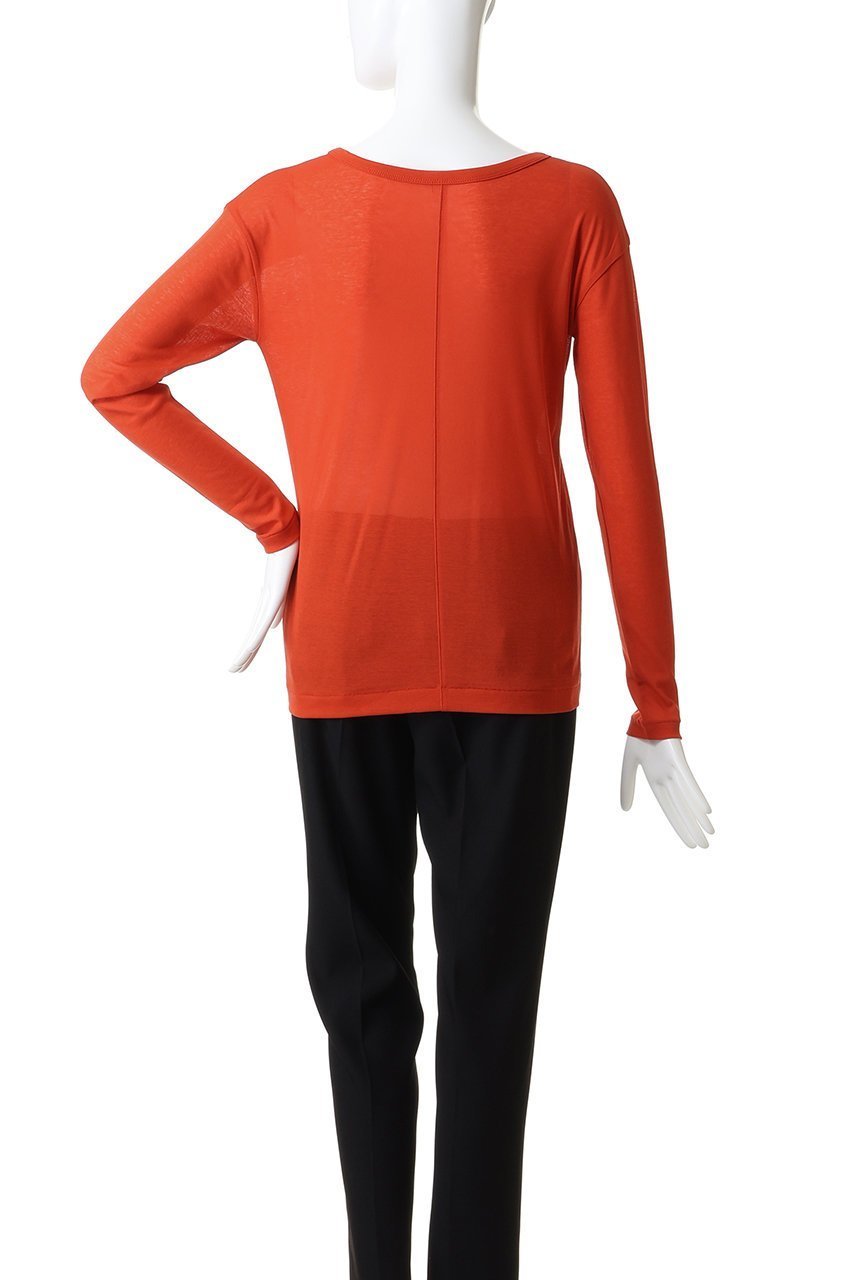 【アルアバイル/allureville】の強撚シアーフライスプルオーバー 人気、トレンドファッション・服の通販 founy(ファニー) 　ファッション　Fashion　レディースファッション　Fashion for Women　トップス・カットソー　Cut & Sew Tops　シャツ・ブラウス・オフィスカジュアル　Elegant Blouses & Button-Ups　ロングTシャツ・Tシャツ　Longline T-Shirts & Tees　カジュアルプルオーバー・ニットトップス　Pullovers & Knit Tops / Casual Pullovers　カットソー・ベーシックTシャツ　Cut-and-Sewn Tops / Stretch Tees & Basics　インナー　Innerwear　シンプル　Simple, Minimal　ジャケット　Jacket, Outerwear　スリーブ　Sleeve, Long Sleeve / Short Sleeve　ロング　Long, Long-Length　エレガント 上品　Elegant　新作・新入荷　New Arrivals / New In　other-4|ID: prp329100004689309 ipo3291000000033866671