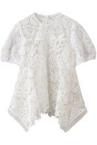 【アルアバイル/allureville】のコードレースブラウス 人気、トレンドファッション・服の通販 founy(ファニー) ファッション Fashion レディースファッション Fashion for Women トップス・カットソー Cut & Sew Tops シャツ・ブラウス・オフィスカジュアル Elegant Blouses & Button-Ups イレギュラーヘム Irregular Hem ショート Short, Short Length スリーブ Sleeve, Long Sleeve / Short Sleeve チュール Tulip, Tulip Motif デニム Denim, Jeans Material フレア Flare, Flared レース Lace, Lace Fabric 新作・新入荷 New Arrivals / New In thumbnail オフホワイト|ID: prp329100004689311 ipo3291000000033866676