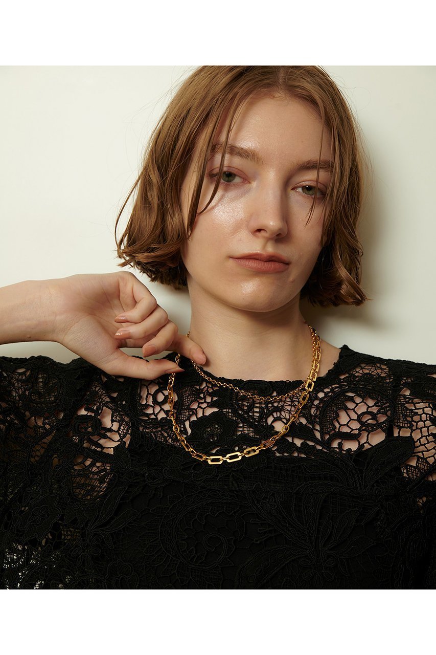 【アルアバイル/allureville】のコードレースブラウス 人気、トレンドファッション・服の通販 founy(ファニー) ファッション Fashion レディースファッション Fashion for Women トップス・カットソー Cut & Sew Tops シャツ・ブラウス・オフィスカジュアル Elegant Blouses & Button-Ups イレギュラーヘム Irregular Hem ショート Short, Short Length スリーブ Sleeve, Long Sleeve / Short Sleeve チュール Tulip, Tulip Motif デニム Denim, Jeans Material フレア Flare, Flared レース Lace, Lace Fabric other-8|ID: prp329100004689311 ipo3291000000034575968