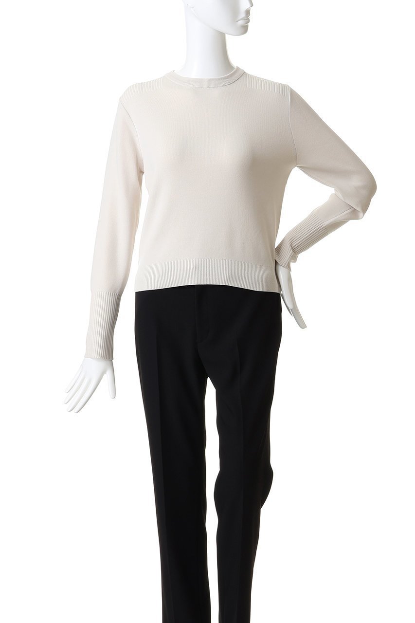 【クラネ/CLANE】のBASIC COMPACT KNIT TOPS/ニット 人気、トレンドファッション・服の通販 founy(ファニー) 　ファッション　Fashion　レディースファッション　Fashion for Women　トップス・カットソー　Cut & Sew Tops　ニット　Knit Tops & Sweaters　カジュアルプルオーバー・ニットトップス　Pullovers & Knit Tops / Casual Pullovers　コンパクト　Compact, Small Size　シンプル　Simple, Minimal　スラックス　Slacks, Dress Pants　デニム　Denim, Jeans Material　ベーシック　Basic, Essential　新作・新入荷　New Arrivals / New In　other-2|ID: prp329100004689313 ipo3291000000033866692