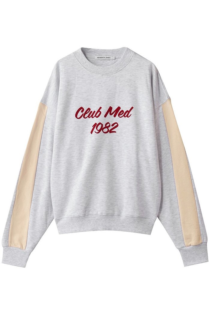 【エリオポール/heliopole】の【ARAMINTA JAMES】CLUB MED SWEATSHIRT スウェット インテリア・キッズ・メンズ・レディースファッション・服の通販 founy(ファニー) https://founy.com/ ファッション Fashion レディースファッション Fashion for Women トップス・カットソー Cut & Sew Tops シャツ・ブラウス・オフィスカジュアル Elegant Blouses & Button-Ups レディースパーカー・カジュアルフーディー Casual Hoodies & Sweatshirts ロングTシャツ・Tシャツ Longline T-Shirts & Tees スウェット・クルーネックトップス Sweatshirts & Crewnecks / Relaxed Fit Sweat Tops カットソー・ベーシックTシャツ Cut-and-Sewn Tops / Stretch Tees & Basics シンプル Simple, Minimal スウェット / スエット Sweatshirt, Sweatwear フロント Front, Front Design ボトム Bottoms, Lower Wear |ID: prp329100004689314 ipo3291000000035840561