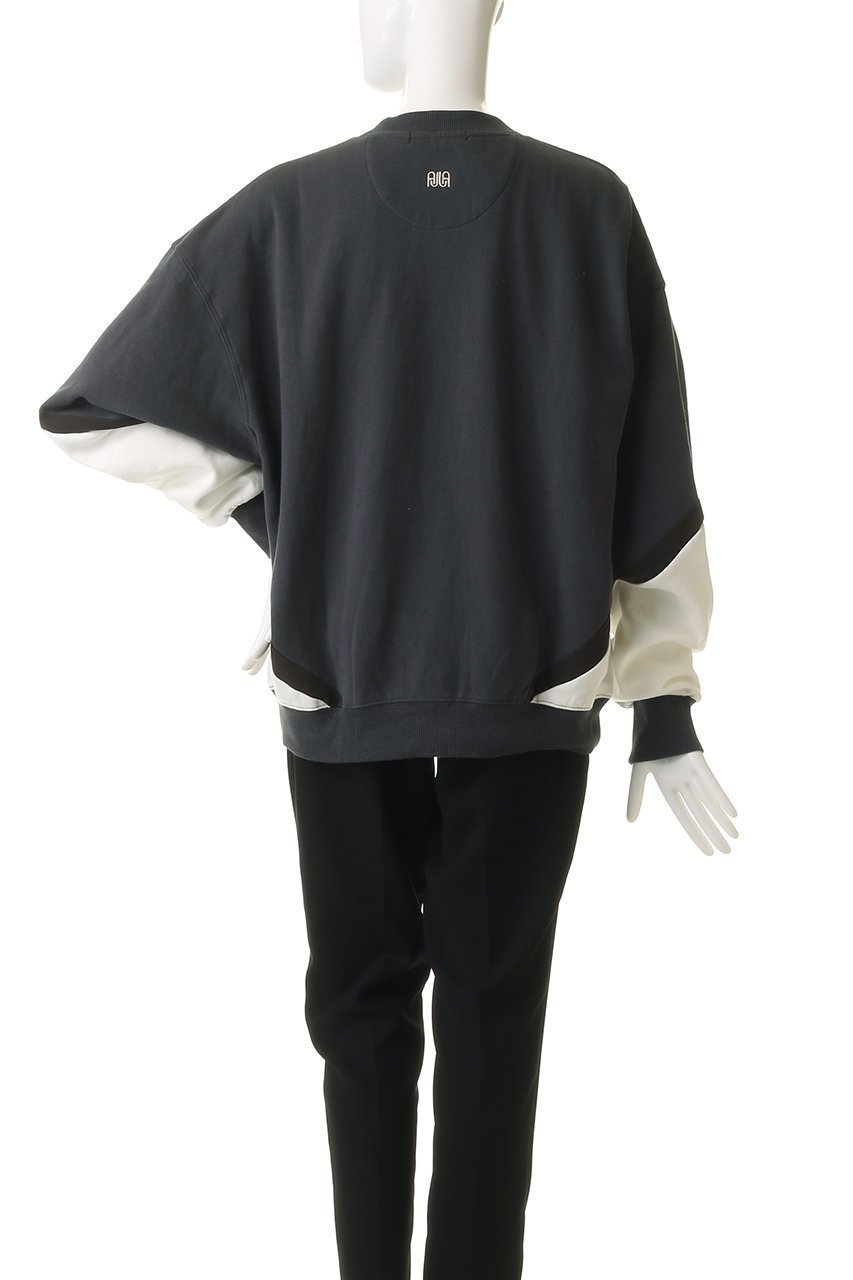 【エリオポール/heliopole】の【ARAMINTA JAMES】SPLICE SWEATSHIRT スウェット 人気、トレンドファッション・服の通販 founy(ファニー) 　ファッション　Fashion　レディースファッション　Fashion for Women　トップス・カットソー　Cut & Sew Tops　シャツ・ブラウス・オフィスカジュアル　Elegant Blouses & Button-Ups　レディースパーカー・カジュアルフーディー　Casual Hoodies & Sweatshirts　ロングTシャツ・Tシャツ　Longline T-Shirts & Tees　スウェット・クルーネックトップス　Sweatshirts & Crewnecks / Relaxed Fit Sweat Tops　カットソー・ベーシックTシャツ　Cut-and-Sewn Tops / Stretch Tees & Basics　スウェット / スエット　Sweatshirt, Sweatwear　other-4|ID: prp329100004689316 ipo3291000000035402746
