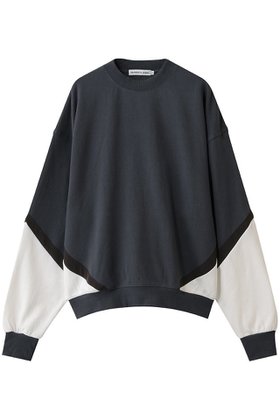 【エリオポール/heliopole】 【ARAMINTA JAMES】SPLICE SWEATSHIRT スウェット人気、トレンドファッション・服の通販 founy(ファニー) ファッション Fashion レディースファッション Fashion for Women トップス・カットソー Cut & Sew Tops シャツ・ブラウス・オフィスカジュアル Elegant Blouses & Button-Ups レディースパーカー・カジュアルフーディー Casual Hoodies & Sweatshirts ロングTシャツ・Tシャツ Longline T-Shirts & Tees スウェット・クルーネックトップス Sweatshirts & Crewnecks / Relaxed Fit Sweat Tops カットソー・ベーシックTシャツ Cut-and-Sewn Tops / Stretch Tees & Basics スウェット / スエット Sweatshirt, Sweatwear |ID:prp329100004689316