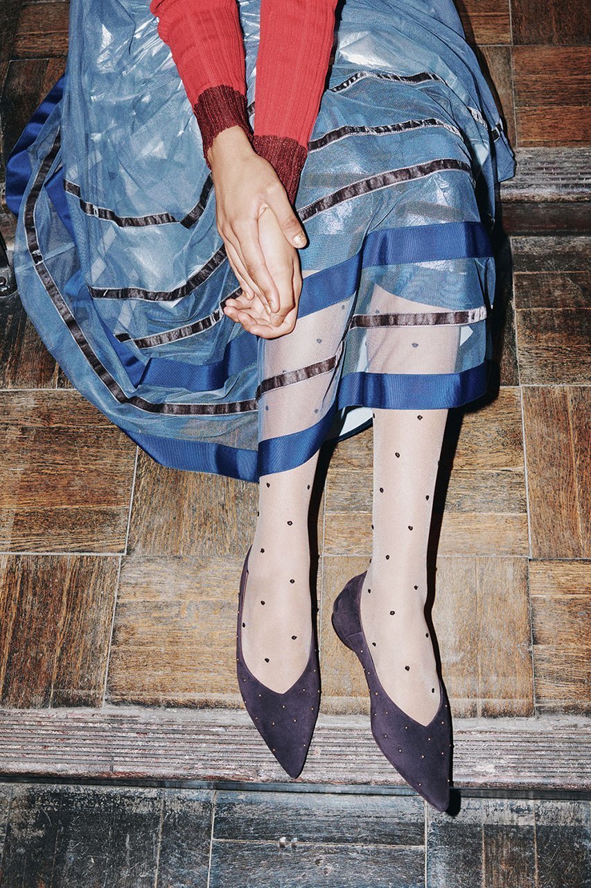 【ダニエラ アンド ジェマ/Daniella & GEMMA】のスタッズポインテッドパンプス 人気、トレンドファッション・服の通販 founy(ファニー) 　ファッション　Fashion　レディースファッション　Fashion for Women　クッション　Cushion, Throw Pillow　スタッズ　Studs, Metal Accents　ドット　Polka Dot, Dot Pattern　メタリック　Metallic, Shiny Finish　再入荷　Restock / Back in Stock　other-2|ID: prp329100004689322 ipo3291000000035695088