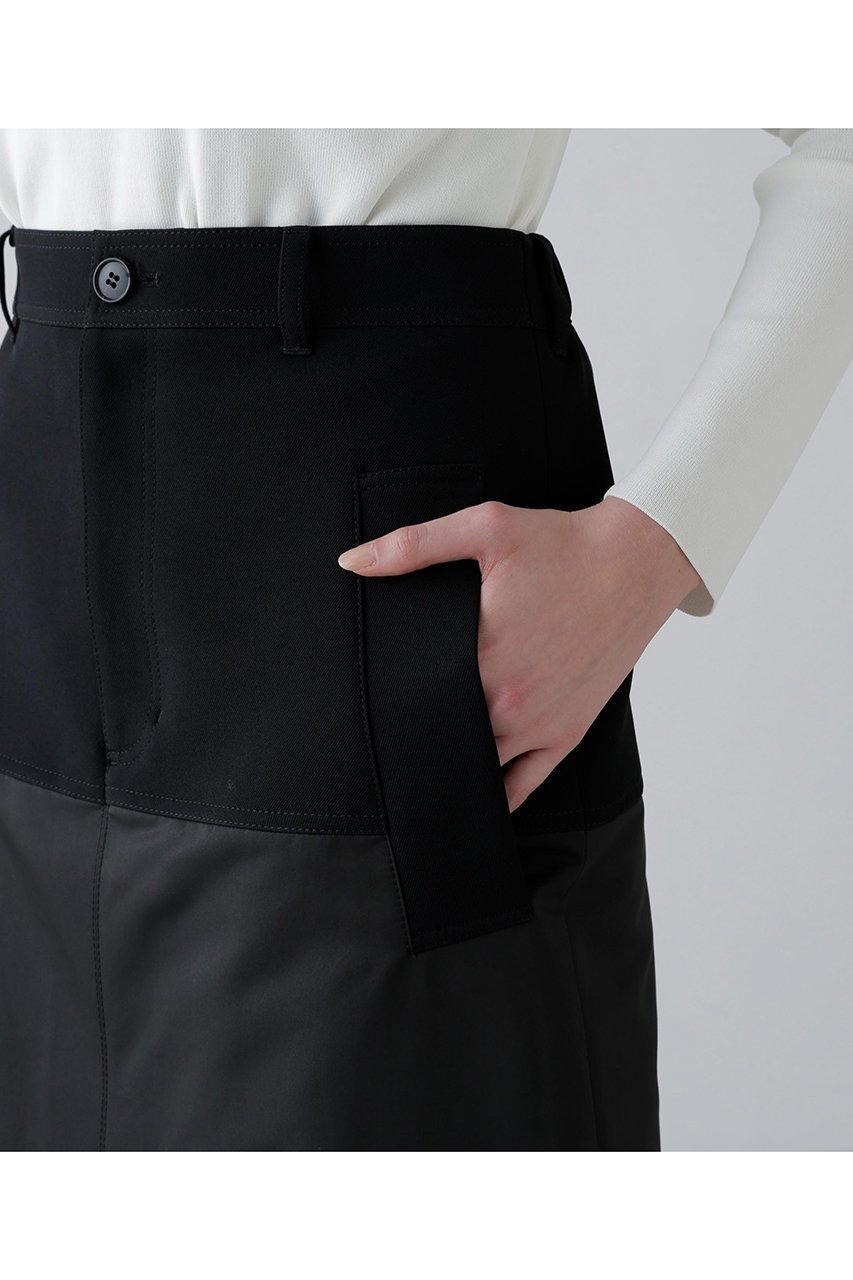 【アドーア/ADORE】のトリプルクロススカート 人気、トレンドファッション・服の通販 founy(ファニー) 　ファッション　Fashion　レディースファッション　Fashion for Women　スカート　Skirts　ロングスカート　Long Skirts / Maxi & Midi Skirts　キルティング　Quilted, Quilting　コンビ　Combo, Combination Style　スリット　Slit, Slit Detail　タフタ　Taffeta, Structured Fabric　ヘムライン　Hemline, Bottom Cut　ロング　Long, Long-Length　新作・新入荷　New Arrivals / New In　other-5|ID: prp329100004689324 ipo3291000000033866779