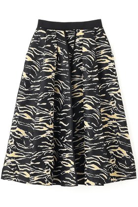 【アドーア/ADORE】 ゼブラジャガードスカート人気、トレンドファッション・服の通販 founy(ファニー) ファッション Fashion レディースファッション Fashion for Women スカート Skirts ロングスカート Long Skirts / Maxi & Midi Skirts コンパクト Compact, Small Size ジャカード／ジャガード Jacquard, Woven Pattern フォルム Silhouette, Form フレア Flare, Flared モチーフ Motif, Design Theme ロング Long, Long-Length 新作・新入荷 New Arrivals / New In |ID:prp329100004689326