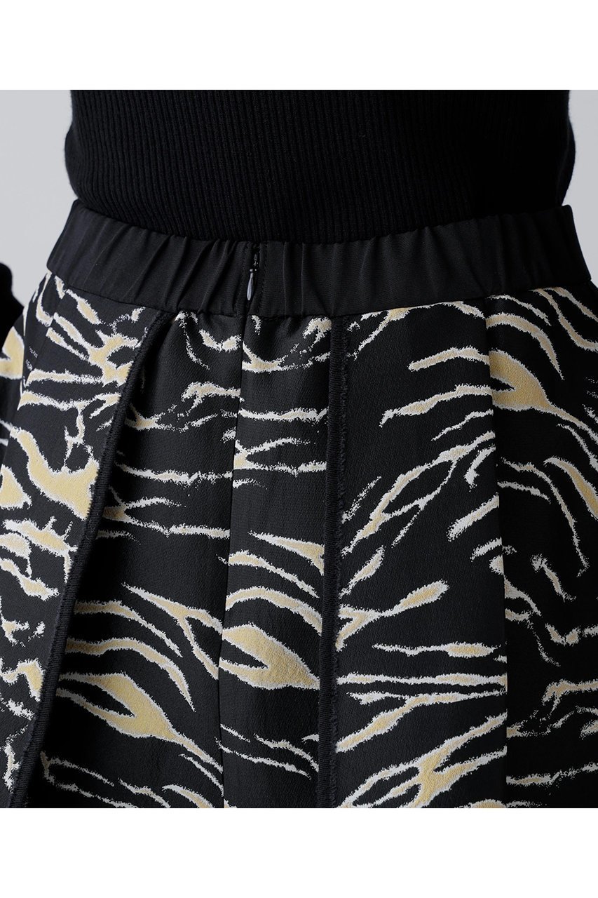 【アドーア/ADORE】のゼブラジャガードスカート 人気、トレンドファッション・服の通販 founy(ファニー) 　ファッション　Fashion　レディースファッション　Fashion for Women　スカート　Skirts　ロングスカート　Long Skirts / Maxi & Midi Skirts　コンパクト　Compact, Small Size　ジャカード／ジャガード　Jacquard, Woven Pattern　フォルム　Silhouette, Form　フレア　Flare, Flared　モチーフ　Motif, Design Theme　ロング　Long, Long-Length　新作・新入荷　New Arrivals / New In　other-6|ID: prp329100004689326 ipo3291000000033866793