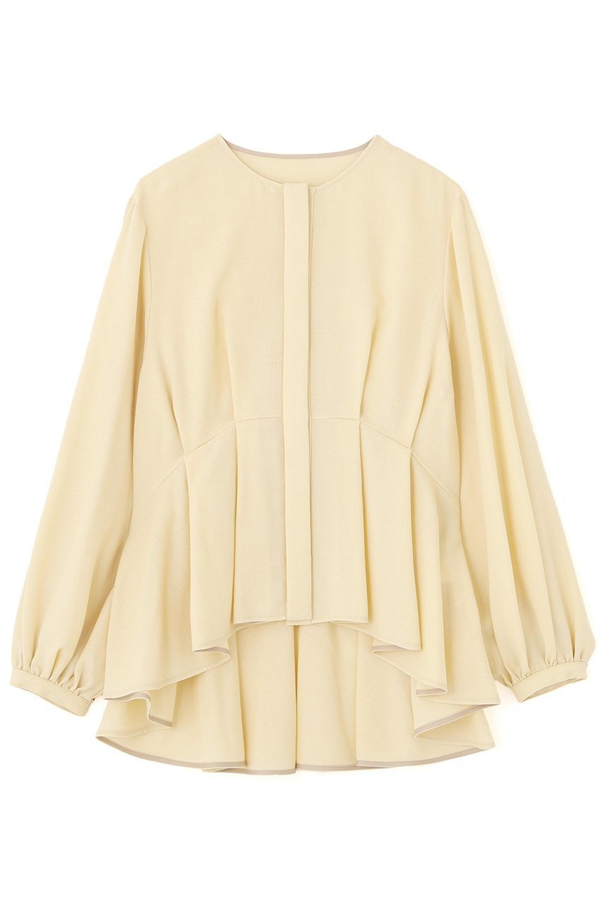 【アドーア/ADORE】のウールアムンゼンブラウス インテリア・キッズ・メンズ・レディースファッション・服の通販 founy(ファニー) 　ファッション　Fashion　レディースファッション　Fashion for Women　トップス・カットソー　Cut & Sew Tops　シャツ・ブラウス・オフィスカジュアル　Elegant Blouses & Button-Ups　ウォーム　Warm Fabric　スリーブ　Sleeve, Long Sleeve / Short Sleeve　ロング　Long, Long-Length　新作・新入荷　New Arrivals / New In　イエロー|ID: prp329100004689330 ipo3291000000033866813