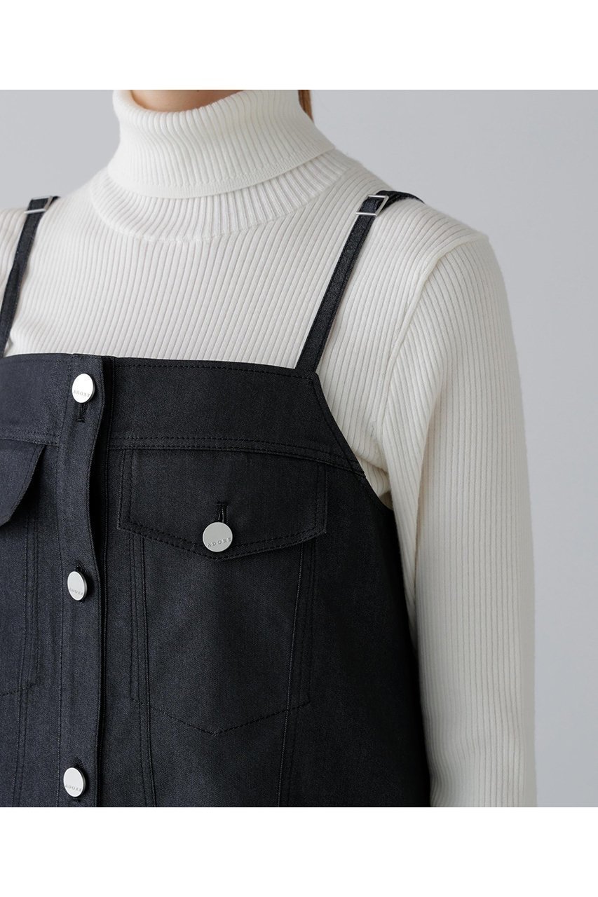 【アドーア/ADORE】のデニムライクストレッチブラウス 人気、トレンドファッション・服の通販 founy(ファニー) 　ファッション　Fashion　レディースファッション　Fashion for Women　トップス・カットソー　Cut & Sew Tops　キャミソール&ノースリーブ　Camisoles & Sleeveless Tops　シャツ・ブラウス・オフィスカジュアル　Elegant Blouses & Button-Ups　クール　Cool, Chic　ストリング　String, Drawstring　ストレッチ　Stretch, Stretchy Fabric　デニム　Denim, Jeans Material　ノースリーブ　Sleeveless, No-Sleeve　新作・新入荷　New Arrivals / New In　other-6|ID: prp329100004689334 ipo3291000000033866843