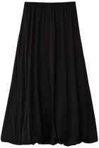 【デザイン ワークス/DESIGN WORKS】の【HAKUJI】Sheer jersey balloon SK バルーンスカート 人気、トレンドファッション・服の通販 founy(ファニー) ファッション Fashion レディースファッション Fashion for Women スカート Skirts ロングスカート Long Skirts / Maxi & Midi Skirts シンプル Simple, Minimal ドレープ Drape, Draping Fabric バルーン Balloon, Balloon Silhouette ロング Long, Long-Length エレガント 上品 Elegant thumbnail ブラック|ID: prp329100004689350 ipo3291000000035585832
