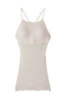 【デザイン ワークス/DESIGN WORKS】の【HAKUJI】Wool rib bra camisoleリブキャミソール 人気、トレンドファッション・服の通販 founy(ファニー) ファッション Fashion レディースファッション Fashion for Women トップス・カットソー Cut & Sew Tops キャミソール&ノースリーブ Camisoles & Sleeveless Tops シャツ・ブラウス・オフィスカジュアル Elegant Blouses & Button-Ups ロングTシャツ・Tシャツ Longline T-Shirts & Tees カットソー・ベーシックTシャツ Cut-and-Sewn Tops / Stretch Tees & Basics キャミソール Camisole, Spaghetti Strap Top シンプル Simple, Minimal ストレート Straight, Straight Cut タンク Tank Top, Sleeveless Top パターン Pattern, Design Print フロント Front, Front Design ラウンド Round, Round Neck 再入荷 Restock / Back in Stock 冬 Winter / This Winter 夏 Summer |ID:prp329100004689354