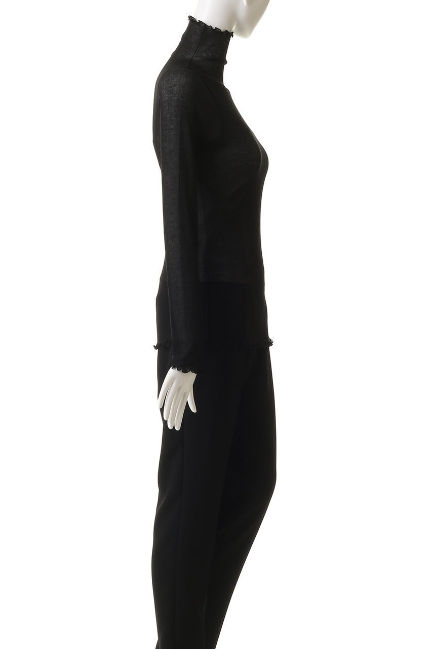 【デザイン ワークス/DESIGN WORKS】の【HAKUJI】Sheer rib high neck シアープルオーバー 人気、トレンドファッション・服の通販 founy(ファニー) 　ファッション　Fashion　レディースファッション　Fashion for Women　トップス・カットソー　Cut & Sew Tops　シャツ・ブラウス・オフィスカジュアル　Elegant Blouses & Button-Ups　ロングTシャツ・Tシャツ　Longline T-Shirts & Tees　カジュアルプルオーバー・ニットトップス　Pullovers & Knit Tops / Casual Pullovers　カットソー・ベーシックTシャツ　Cut-and-Sewn Tops / Stretch Tees & Basics　インナー　Innerwear　シンプル　Simple, Minimal　スリーブ　Sleeve, Long Sleeve / Short Sleeve　フィット　Fit, Slim Fit　フェミニン　Feminine, Girly　ボトルネック　Bottle Neck, Mock Neck　ロング　Long, Long-Length　新作・新入荷　New Arrivals / New In　other-3|ID: prp329100004689356 ipo3291000000033866997