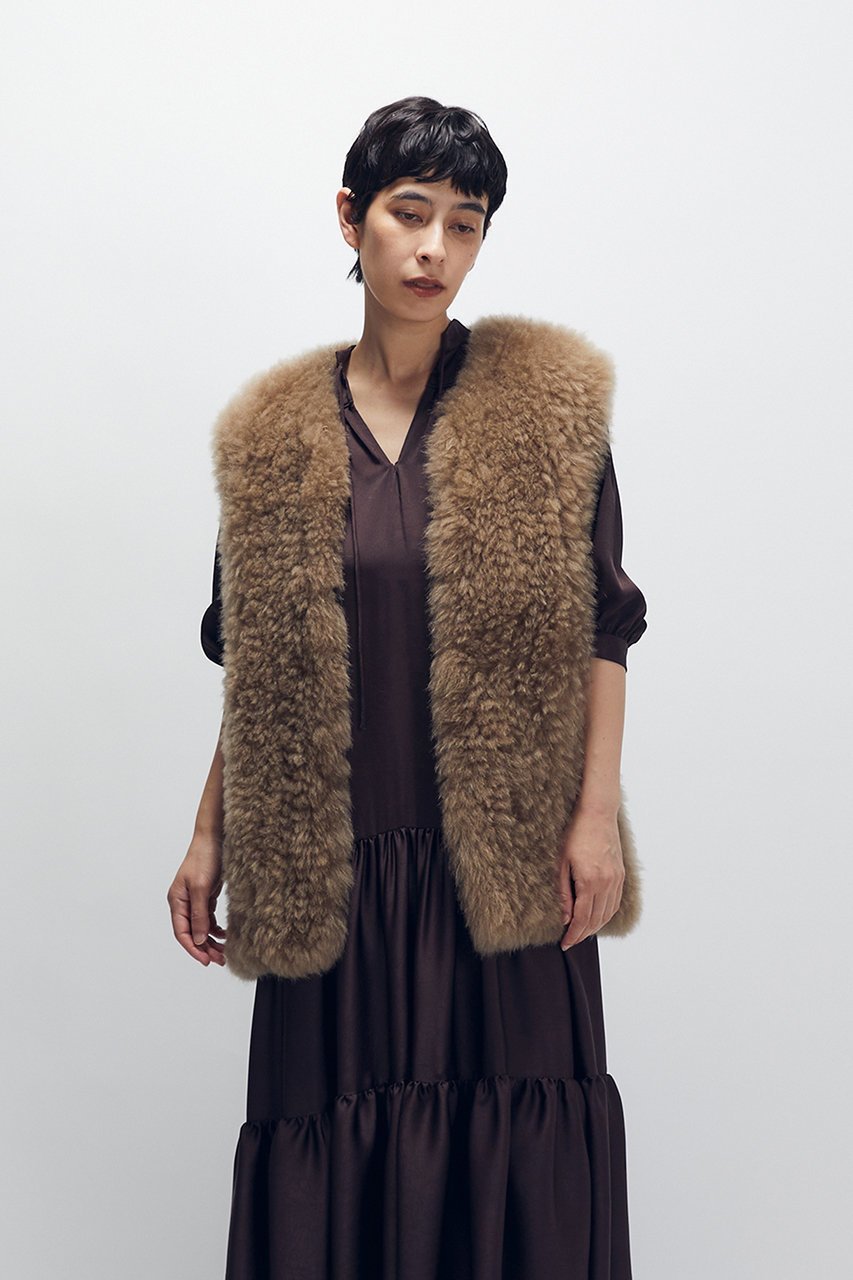 【プルミエ アロンディスモン/1er Arrondissement】のカシミアファーベスト 人気、トレンドファッション・服の通販 founy(ファニー)  ファッション Fashion レディースファッション Fashion for Women アウター Coat / Outerwear Collection レディースジャケット・軽アウター Jackets ジャケット Jacket, Outerwear ベスト Vest, Waistcoat ミドル Middle Length, Mid Height ラグジュアリー Luxury, Elegant A/W・秋冬 Autumn/Winter other-8|ID: prp329100004689364 ipo3291000000034154553