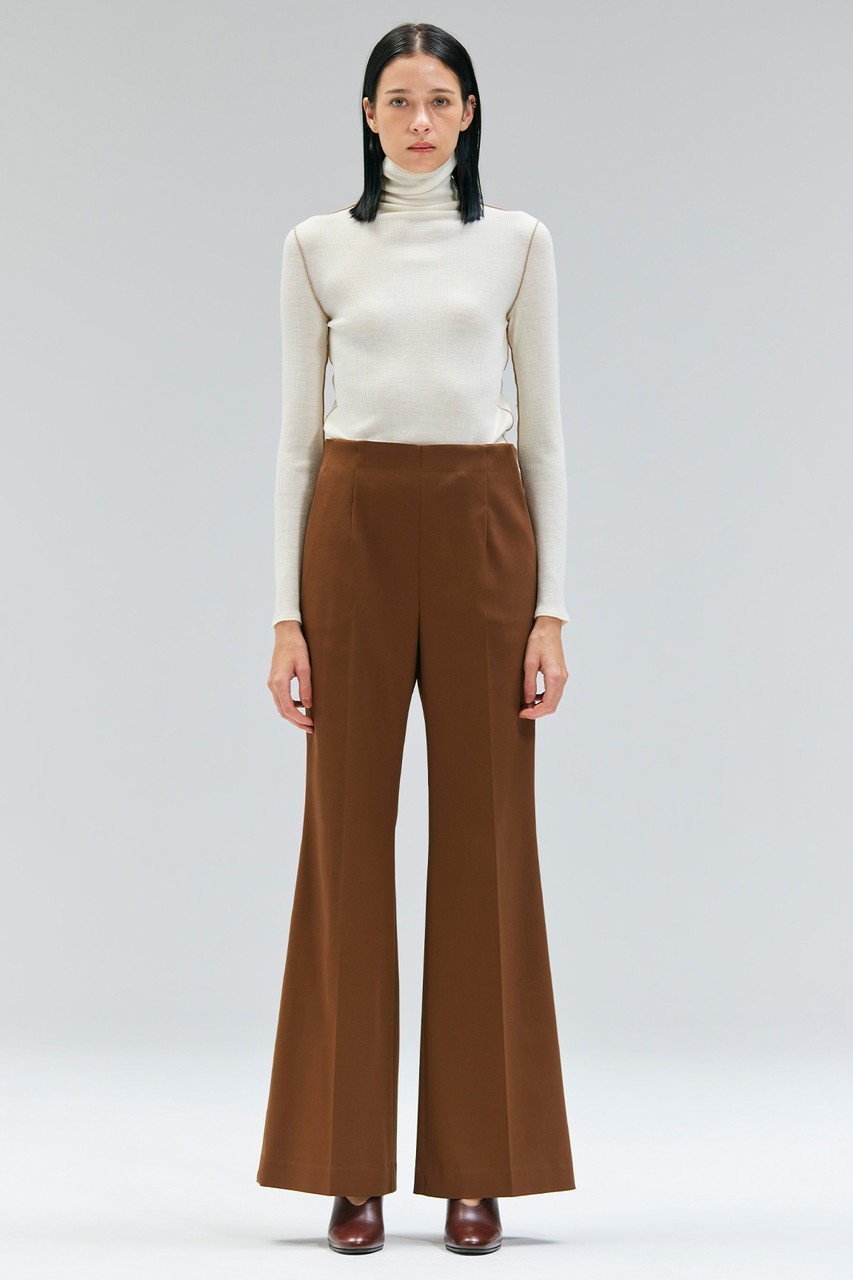 【ベイジ,/BEIGE,】のDELANO(デレーノ)/ハイストレッチフレアパンツ 人気、トレンドファッション・服の通販 founy(ファニー) 　ファッション　Fashion　レディースファッション　Fashion for Women　パンツ　Pants & Trousers　キュプラ　Cupro, Eco Fabric　ストレッチ　Stretch, Stretchy Fabric　センター　Center, Center Line　フレア　Flare, Flared　other-6|ID: prp329100004689366 ipo3291000000035878714