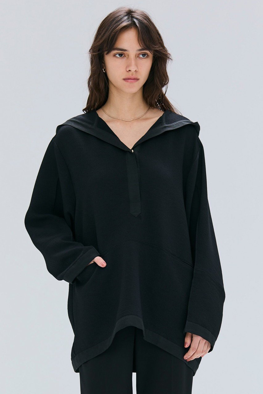 【ベイジ,/BEIGE,】のPOMONA(ポモナ)/Vネックフード付プルオーバー 人気、トレンドファッション・服の通販 founy(ファニー)  ファッション Fashion レディースファッション Fashion for Women トップス・カットソー Cut & Sew Tops シャツ・ブラウス・オフィスカジュアル Elegant Blouses & Button-Ups レディースパーカー・カジュアルフーディー Casual Hoodies & Sweatshirts ロングTシャツ・Tシャツ Longline T-Shirts & Tees カジュアルプルオーバー・ニットトップス Pullovers & Knit Tops / Casual Pullovers スウェット・クルーネックトップス Sweatshirts & Crewnecks / Relaxed Fit Sweat Tops カットソー・ベーシックTシャツ Cut-and-Sewn Tops / Stretch Tees & Basics Vネックトップス V-Neck Tops / V-Cut Neckline Shirts シンプル Simple, Minimal ビッグ Big, Oversized エレガント 上品 Elegant other-7|ID: prp329100004689371 ipo3291000000034308075