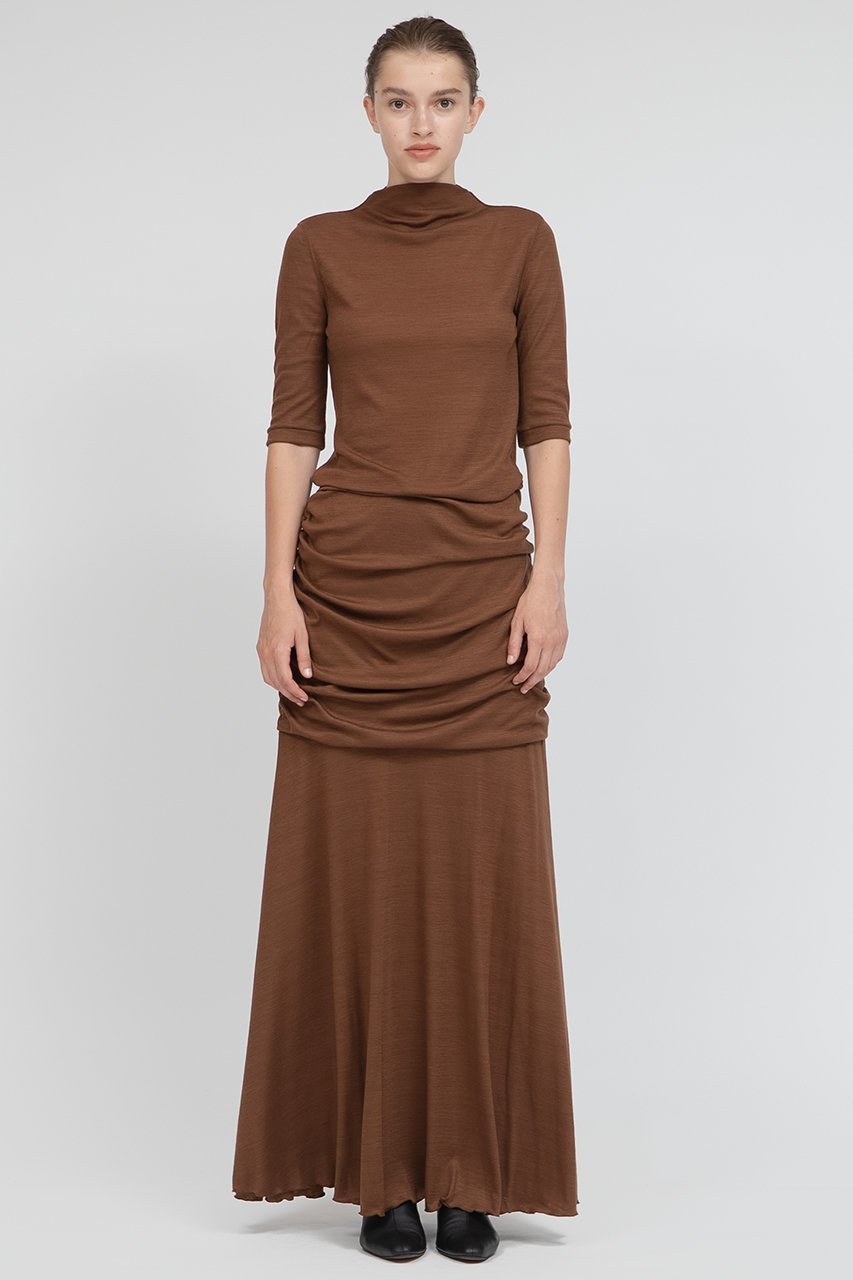 【イロット/IIROT】のハイゲージ ウールトップス 人気、トレンドファッション・服の通販 founy(ファニー) 　ファッション　Fashion　レディースファッション　Fashion for Women　トップス・カットソー　Cut & Sew Tops　シャツ・ブラウス・オフィスカジュアル　Elegant Blouses & Button-Ups　ロングTシャツ・Tシャツ　Longline T-Shirts & Tees　カットソー・ベーシックTシャツ　Cut-and-Sewn Tops / Stretch Tees & Basics　エレガント 上品　Elegant　ショート　Short, Short Length　シンプル　Simple, Minimal　スリーブ　Sleeve, Long Sleeve / Short Sleeve　ボトルネック　Bottle Neck, Mock Neck　A/W・秋冬　Autumn/Winter　other-3|ID: prp329100004689379 ipo3291000000036128639