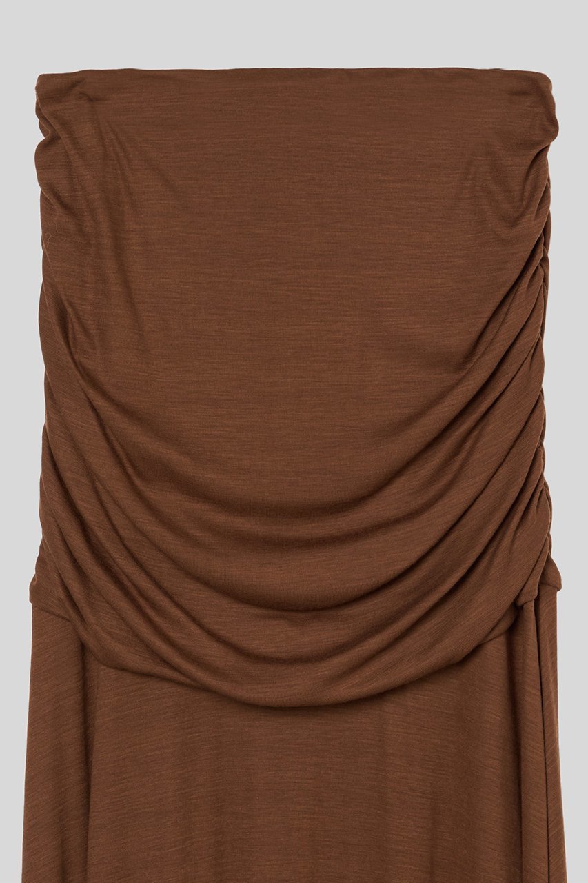 【イロット/IIROT】のハイゲージ ウールスカート 人気、トレンドファッション・服の通販 founy(ファニー) 　ファッション　Fashion　レディースファッション　Fashion for Women　スカート　Skirts　ワンピース　Dresses　エレガント 上品　Elegant　チュニック　Tunic, Long Top　ドレープ　Drape, Draping Fabric　ロング　Long, Long-Length　other-3|ID: prp329100004689380 ipo3291000000035358172