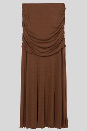 【イロット/IIROT】のハイゲージ ウールスカート 人気、トレンドファッション・服の通販 founy(ファニー) ファッション Fashion レディースファッション Fashion for Women スカート Skirts ワンピース Dresses エレガント 上品 Elegant チュニック Tunic, Long Top ドレープ Drape, Draping Fabric ロング Long, Long-Length |ID:prp329100004689380