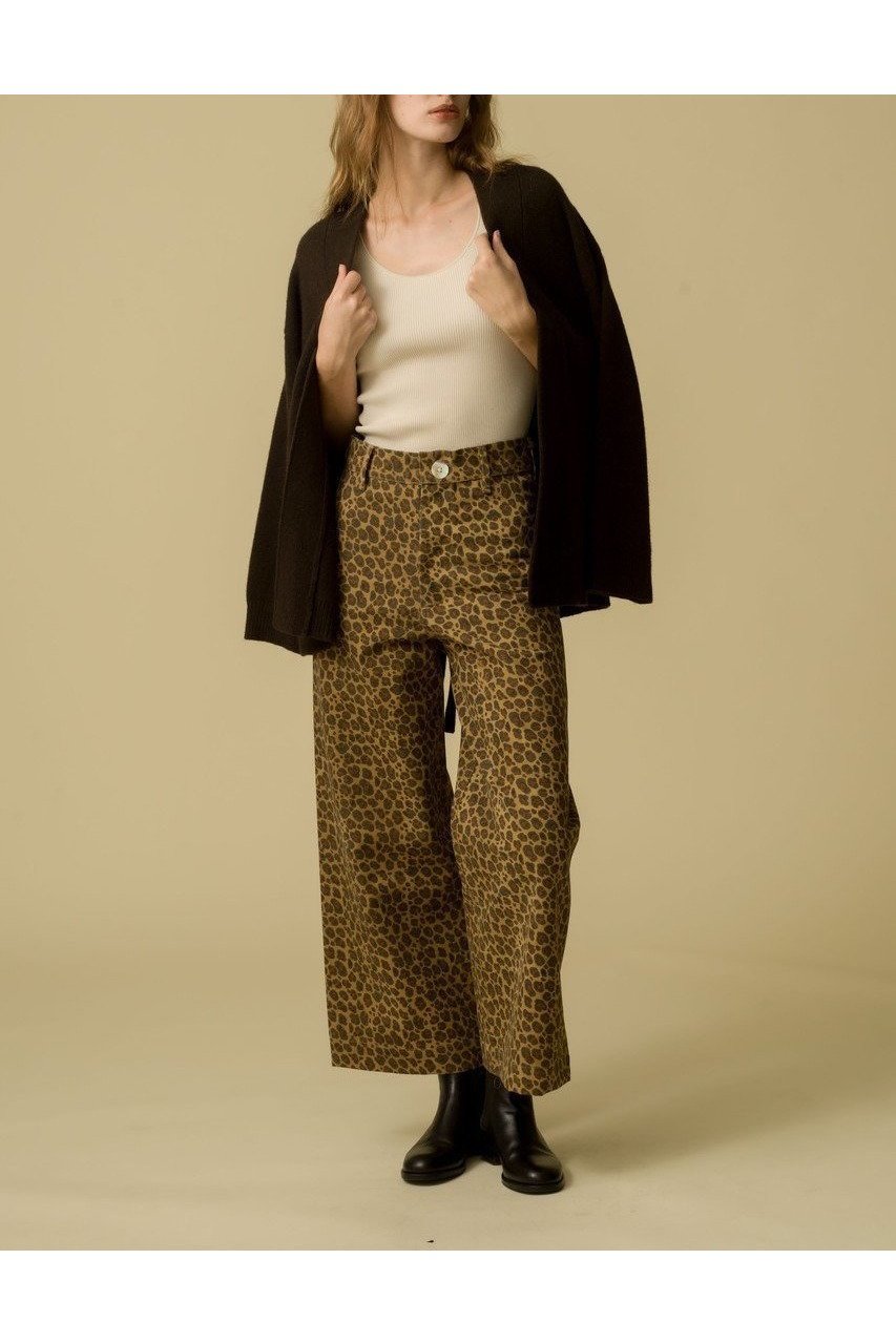 【エスゼット ブロックプリント/SZ Blockprints】のDISCO PANTS LEOPARD ワイドパンツ 人気、トレンドファッション・服の通販 founy(ファニー) 　ファッション　Fashion　レディースファッション　Fashion for Women　パンツ　Pants & Trousers　クロップド　Cropped, Short Length　シューズ　Shoes, Footwear　シンプル　Simple, Minimal　レオパード　Leopard, Animal Print　ワイド　Wide, Wide Fit　エレガント 上品　Elegant　新作・新入荷　New Arrivals / New In　other-6|ID: prp329100004689383 ipo3291000000033867198