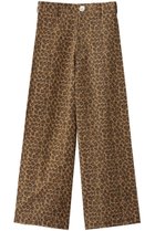 【エスゼット ブロックプリント/SZ Blockprints】のDISCO PANTS LEOPARD ワイドパンツ ブラウン|ID: prp329100004689383 ipo3291000000035840872