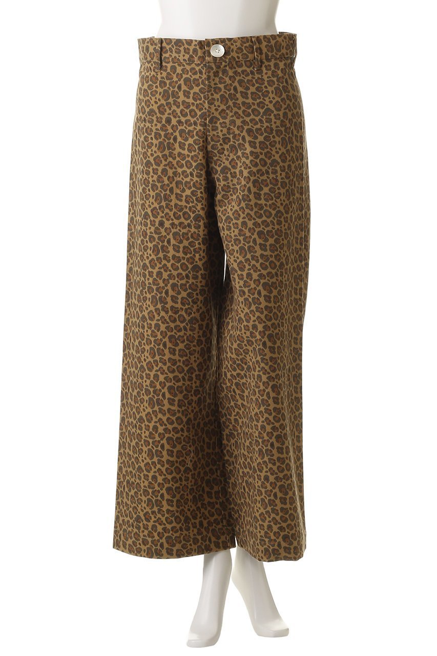 【エスゼット ブロックプリント/SZ Blockprints】のDISCO PANTS LEOPARD ワイドパンツ 人気、トレンドファッション・服の通販 founy(ファニー) 　ファッション　Fashion　レディースファッション　Fashion for Women　パンツ　Pants & Trousers　クロップド　Cropped, Short Length　シューズ　Shoes, Footwear　シンプル　Simple, Minimal　レオパード　Leopard, Animal Print　ワイド　Wide, Wide Fit　エレガント 上品　Elegant　other-2|ID: prp329100004689383 ipo3291000000035840874