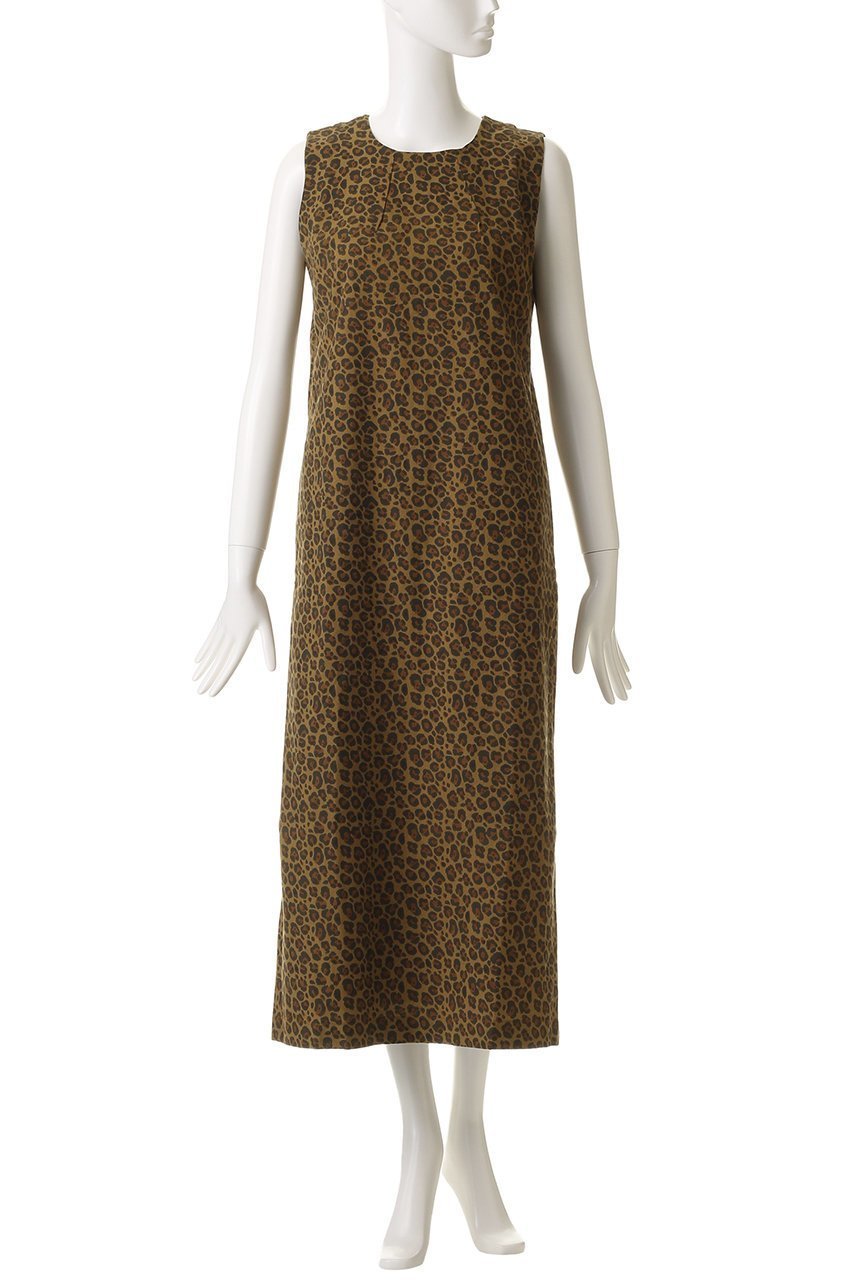 【エスゼット ブロックプリント/SZ Blockprints】のLONG RINA DRESS LEOPARD ノースリーブロングドレス 人気、トレンドファッション・服の通販 founy(ファニー) 　ファッション　Fashion　レディースファッション　Fashion for Women　ワンピース　Dresses　フォーマル・パーティードレス・結婚式用ドレス　Elegant & Casual Dresses　チュニック　Tunic Tops & Dresses　サンダル　Sandals, Summer Shoes　シューズ　Shoes, Footwear　スマート　Smart, Elegant　チュニック　Tunic, Long Top　ドレス　Dress, One-Piece　フラット　Flat, Flat Shoes　レオパード　Leopard, Animal Print　ロング　Long, Long-Length　エレガント 上品　Elegant　新作・新入荷　New Arrivals / New In　other-2|ID: prp329100004689387 ipo3291000000033867219