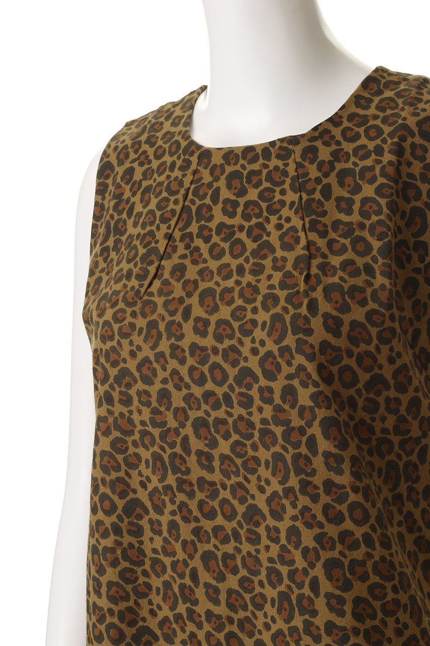 【エスゼット ブロックプリント/SZ Blockprints】のLONG RINA DRESS LEOPARD ノースリーブロングドレス 人気、トレンドファッション・服の通販 founy(ファニー) 　ファッション　Fashion　レディースファッション　Fashion for Women　ワンピース　Dresses　フォーマル・パーティードレス・結婚式用ドレス　Elegant & Casual Dresses　チュニック　Tunic Tops & Dresses　サンダル　Sandals, Summer Shoes　シューズ　Shoes, Footwear　スマート　Smart, Elegant　チュニック　Tunic, Long Top　ドレス　Dress, One-Piece　フラット　Flat, Flat Shoes　レオパード　Leopard, Animal Print　ロング　Long, Long-Length　エレガント 上品　Elegant　新作・新入荷　New Arrivals / New In　other-5|ID: prp329100004689387 ipo3291000000033867223