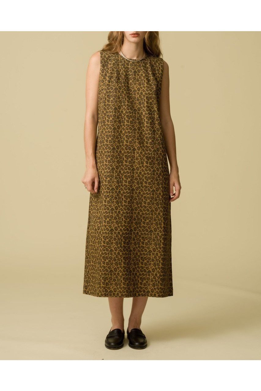 【エスゼット ブロックプリント/SZ Blockprints】のLONG RINA DRESS LEOPARD ノースリーブロングドレス 人気、トレンドファッション・服の通販 founy(ファニー) 　ファッション　Fashion　レディースファッション　Fashion for Women　ワンピース　Dresses　フォーマル・パーティードレス・結婚式用ドレス　Elegant & Casual Dresses　チュニック　Tunic Tops & Dresses　サンダル　Sandals, Summer Shoes　シューズ　Shoes, Footwear　スマート　Smart, Elegant　チュニック　Tunic, Long Top　ドレス　Dress, One-Piece　フラット　Flat, Flat Shoes　レオパード　Leopard, Animal Print　ロング　Long, Long-Length　エレガント 上品　Elegant　新作・新入荷　New Arrivals / New In　other-6|ID: prp329100004689387 ipo3291000000033867225