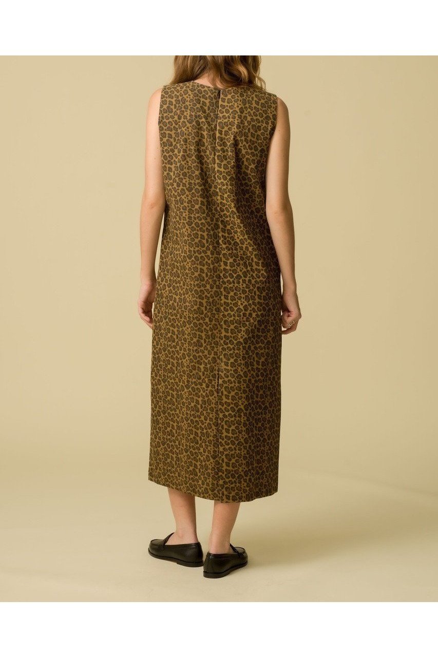 【エスゼット ブロックプリント/SZ Blockprints】のLONG RINA DRESS LEOPARD ノースリーブロングドレス 人気、トレンドファッション・服の通販 founy(ファニー) 　ファッション　Fashion　レディースファッション　Fashion for Women　ワンピース　Dresses　フォーマル・パーティードレス・結婚式用ドレス　Elegant & Casual Dresses　チュニック　Tunic Tops & Dresses　サンダル　Sandals, Summer Shoes　シューズ　Shoes, Footwear　スマート　Smart, Elegant　チュニック　Tunic, Long Top　ドレス　Dress, One-Piece　フラット　Flat, Flat Shoes　レオパード　Leopard, Animal Print　ロング　Long, Long-Length　エレガント 上品　Elegant　新作・新入荷　New Arrivals / New In　other-8|ID: prp329100004689387 ipo3291000000033867229