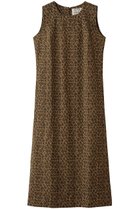【エスゼット ブロックプリント/SZ Blockprints】のLONG RINA DRESS LEOPARD ノースリーブロングドレス ブラウン|ID: prp329100004689387 ipo3291000000036204235