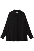 【ミディウミソリッド/MIDIUMISOLID】のrelax jacquard shirt シャツ black|ID:prp329100004689392