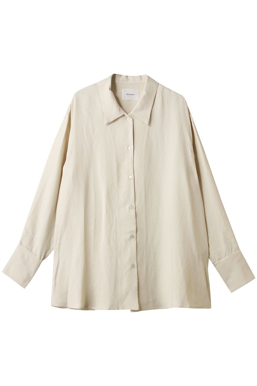 【ミディウミソリッド/MIDIUMISOLID】のリラックスジャカードシャツ 人気、トレンドファッション・服の通販 founy(ファニー) 　ファッション　Fashion　レディースファッション　Fashion for Women　トップス・カットソー　Cut & Sew Tops　シャツ・ブラウス・オフィスカジュアル　Elegant Blouses & Button-Ups　おすすめ　Recommended / Our Picks　カフス　Cuff Design　ジャカード／ジャガード　Jacquard, Woven Pattern　スリーブ　Sleeve, Long Sleeve / Short Sleeve　セットアップ　Set-Up, Coordinated Outfit　ドレープ　Drape, Draping Fabric　レオパード　Leopard, Animal Print　ロング　Long, Long-Length　ワイド　Wide, Wide Fit　長袖　Long Sleeve, Full Sleeve　 other-1|ID: prp329100004689392 ipo3291000000035402902