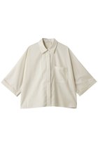 【ハウス オブ ロータス/HOUSE OF LOTUS】のコットンブロードショートシャツ アイボリー|ID:prp329100004689401