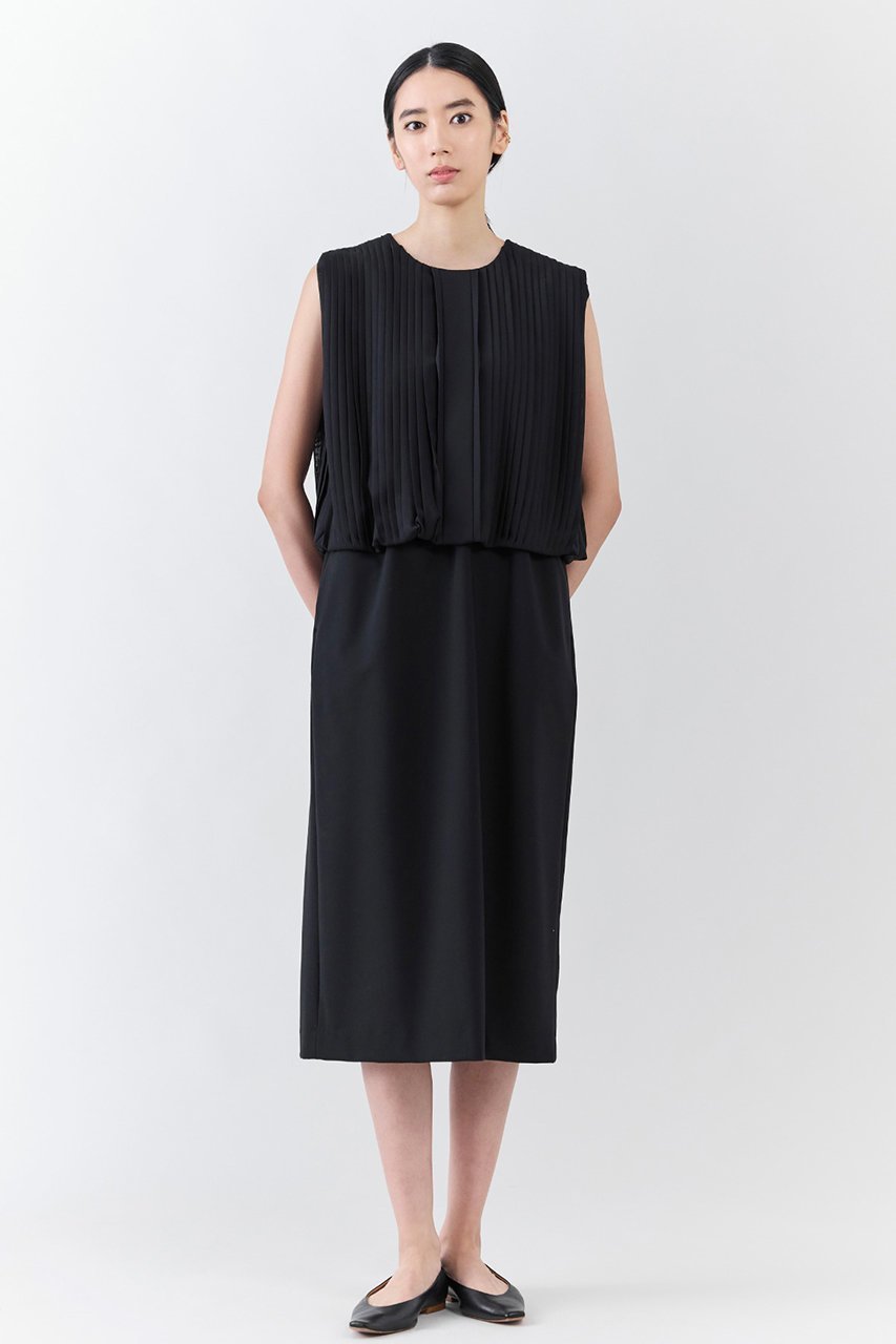 【エステータ/esteta】のウールトロドライストレッチ プリーツコンビ ワンピース 人気、トレンドファッション・服の通販 founy(ファニー)  ファッション Fashion レディースファッション Fashion for Women ワンピース Dresses チュニック Tunic Tops & Dresses オケージョン Occasion Wear コンビ Combo, Combination Style チュニック Tunic, Long Top ドッキング Docking, Mixed Material プリーツ Pleats, Pleated ロング Long, Long-Length エレガント 上品 Elegant other-8|ID: prp329100004689403 ipo3291000000034154556