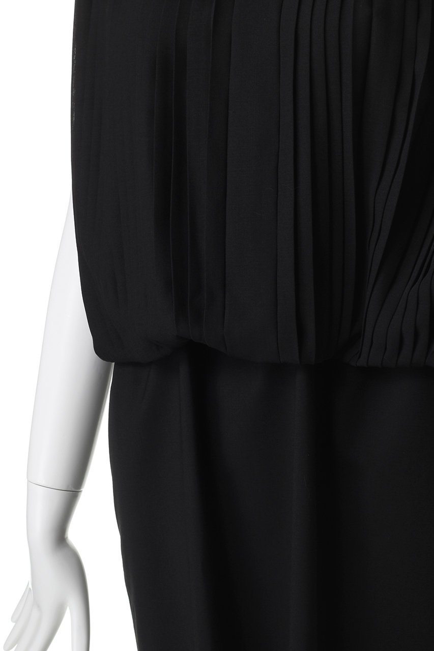 【エステータ/esteta】のウールトロドライストレッチ プリーツコンビ ワンピース 人気、トレンドファッション・服の通販 founy(ファニー) 　ファッション　Fashion　レディースファッション　Fashion for Women　ワンピース　Dresses　チュニック　Tunic Tops & Dresses　オケージョン　Occasion Wear　コンビ　Combo, Combination Style　チュニック　Tunic, Long Top　ドッキング　Docking, Mixed Material　プリーツ　Pleats, Pleated　ロング　Long, Long-Length　エレガント 上品　Elegant　other-5|ID: prp329100004689403 ipo3291000000035840953