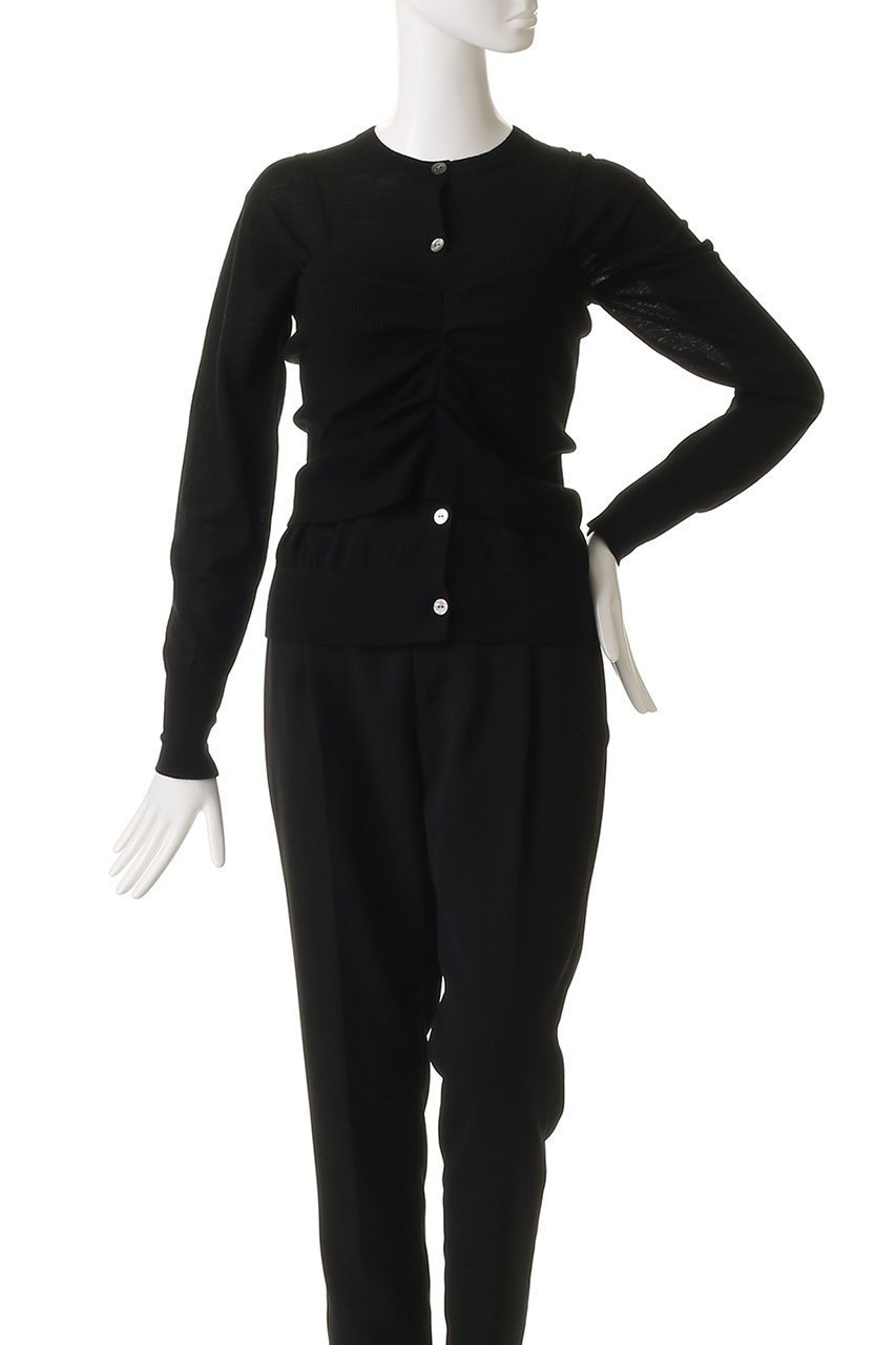 【エステータ/esteta】のビスチェカーディガン 人気、トレンドファッション・服の通販 founy(ファニー) 　ファッション　Fashion　レディースファッション　Fashion for Women　トップス・カットソー　Cut & Sew Tops　ニット　Knit Tops & Sweaters　カーディガン・羽織り　Layered Style Cardigans　ビスチェ　Bustiers & Corset Tops / Layered Bustier Style　エレガント 上品　Elegant　カーディガン　Cardigan, Knitwear　シャーリング　Shirring, Ruched　ビスチェ　Bustier, Corset Top　新作・新入荷　New Arrivals / New In　A/W・秋冬　Autumn/Winter　other-2|ID: prp329100004689404 ipo3291000000033867333