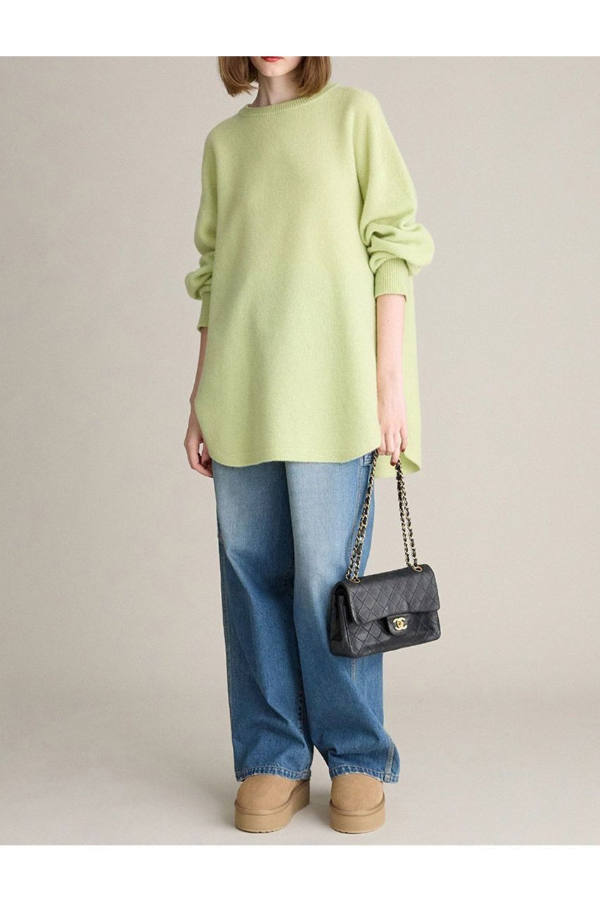 【ブリル/BRILL】のラムウールラウンドヘムプルオーバー 人気、トレンドファッション・服の通販 founy(ファニー) 　ファッション　Fashion　レディースファッション　Fashion for Women　トップス・カットソー　Cut & Sew Tops　ニット　Knit Tops & Sweaters　カジュアルプルオーバー・ニットトップス　Pullovers & Knit Tops / Casual Pullovers　おすすめ　Recommended / Our Picks　スリット　Slit, Slit Detail　セットアップ　Set-Up, Coordinated Outfit　パターン　Pattern, Design Print　ホールガーメント　WholeGarment, Seamless Knit　ボトム　Bottoms, Lower Wear　ミニスカート　Mini Skirt, Short Skirt　ロング　Long, Long-Length　新作・新入荷　New Arrivals / New In　other-5|ID: prp329100004689410 ipo3291000000033867373