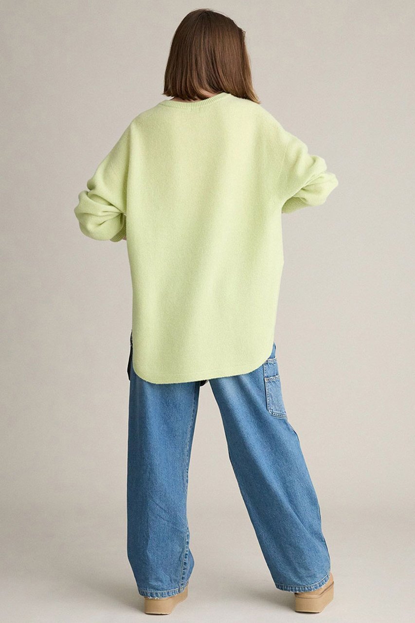 【ブリル/BRILL】のラムウールラウンドヘムプルオーバー 人気、トレンドファッション・服の通販 founy(ファニー) 　ファッション　Fashion　レディースファッション　Fashion for Women　トップス・カットソー　Cut & Sew Tops　ニット　Knit Tops & Sweaters　カジュアルプルオーバー・ニットトップス　Pullovers & Knit Tops / Casual Pullovers　おすすめ　Recommended / Our Picks　スリット　Slit, Slit Detail　セットアップ　Set-Up, Coordinated Outfit　パターン　Pattern, Design Print　ホールガーメント　WholeGarment, Seamless Knit　ボトム　Bottoms, Lower Wear　ミニスカート　Mini Skirt, Short Skirt　ロング　Long, Long-Length　新作・新入荷　New Arrivals / New In　other-7|ID: prp329100004689410 ipo3291000000033867377