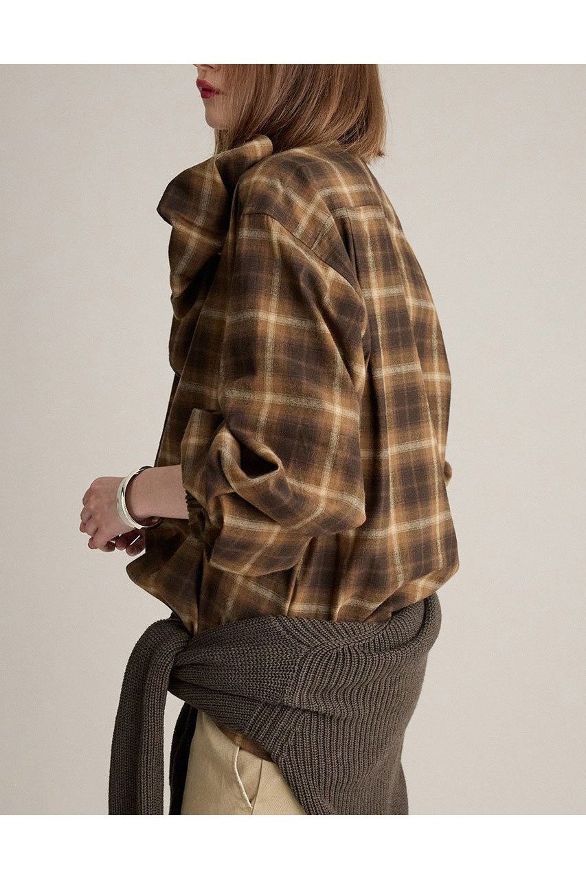 【ブリル/BRILL】のネルボータイブラウス 人気、トレンドファッション・服の通販 founy(ファニー) 　ファッション　Fashion　レディースファッション　Fashion for Women　トップス・カットソー　Cut & Sew Tops　シャツ・ブラウス・オフィスカジュアル　Elegant Blouses & Button-Ups　ギャザー　Gathered, Ruffled　スリーブ　Sleeve, Long Sleeve / Short Sleeve　フロント　Front, Front Design　リボン　Ribbon, Bow　ロング　Long, Long-Length　エレガント 上品　Elegant　新作・新入荷　New Arrivals / New In　other-2|ID: prp329100004689413 ipo3291000000033867383