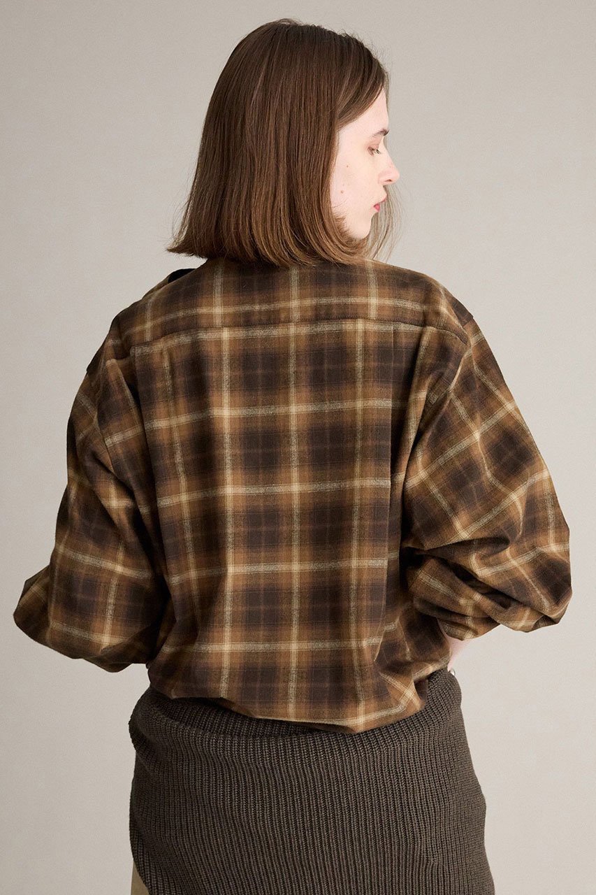 【ブリル/BRILL】のネルボータイブラウス 人気、トレンドファッション・服の通販 founy(ファニー) 　ファッション　Fashion　レディースファッション　Fashion for Women　トップス・カットソー　Cut & Sew Tops　シャツ・ブラウス・オフィスカジュアル　Elegant Blouses & Button-Ups　ギャザー　Gathered, Ruffled　スリーブ　Sleeve, Long Sleeve / Short Sleeve　フロント　Front, Front Design　リボン　Ribbon, Bow　ロング　Long, Long-Length　エレガント 上品　Elegant　新作・新入荷　New Arrivals / New In　other-3|ID: prp329100004689413 ipo3291000000033867384