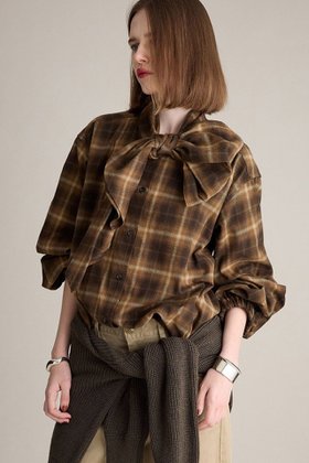 【ブリル/BRILL】 ネルボータイブラウス人気、トレンドファッション・服の通販 founy(ファニー) ファッション Fashion レディースファッション Fashion for Women トップス・カットソー Cut & Sew Tops シャツ・ブラウス・オフィスカジュアル Elegant Blouses & Button-Ups ギャザー Gathered, Ruffled スリーブ Sleeve, Long Sleeve / Short Sleeve フロント Front, Front Design リボン Ribbon, Bow ロング Long, Long-Length エレガント 上品 Elegant |ID:prp329100004689413