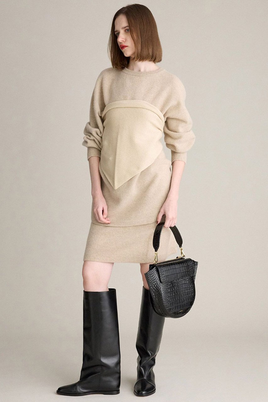 【ブリル/BRILL】のラムウールミニスカート 人気、トレンドファッション・服の通販 founy(ファニー) 　ファッション　Fashion　レディースファッション　Fashion for Women　スカート　Skirts　ミニスカート　Mini Skirts　おすすめ　Recommended / Our Picks　セットアップ　Set-Up, Coordinated Outfit　トレンド　Trend, Trending Now　パターン　Pattern, Design Print　ホールガーメント　WholeGarment, Seamless Knit　ミニスカート　Mini Skirt, Short Skirt　新作・新入荷　New Arrivals / New In　other-5|ID: prp329100004689415 ipo3291000000033867404