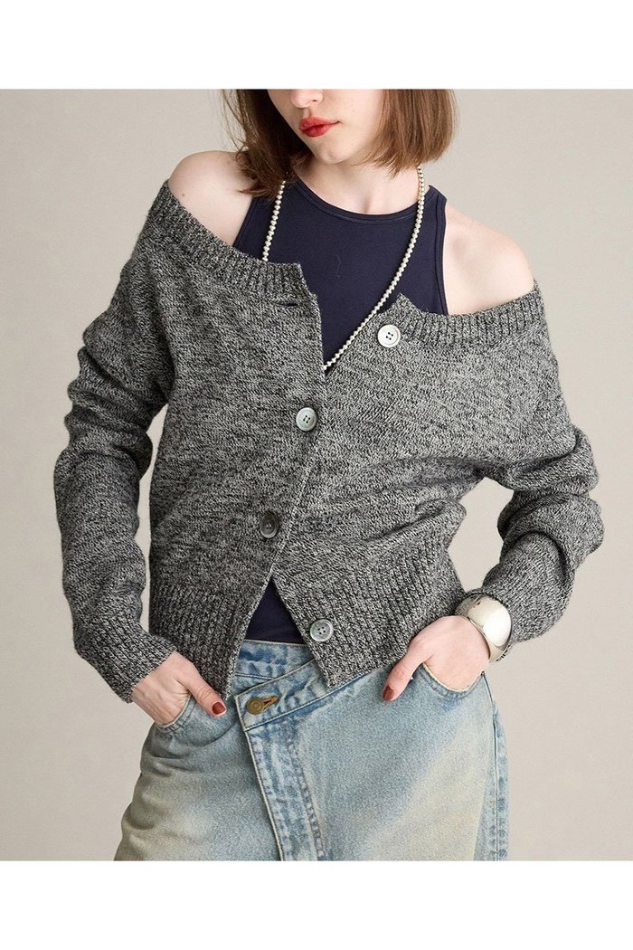 【ブリル/BRILL】のメランジドロップカーディガン インテリア・キッズ・メンズ・レディースファッション・服の通販 founy(ファニー) https://founy.com/ ファッション Fashion レディースファッション Fashion for Women トップス・カットソー Cut & Sew Tops ニット Knit Tops & Sweaters カーディガン・羽織り Layered Style Cardigans おすすめ Recommended / Our Picks カーディガン Cardigan, Knitwear |ID: prp329100004689416 ipo3291000000033867410